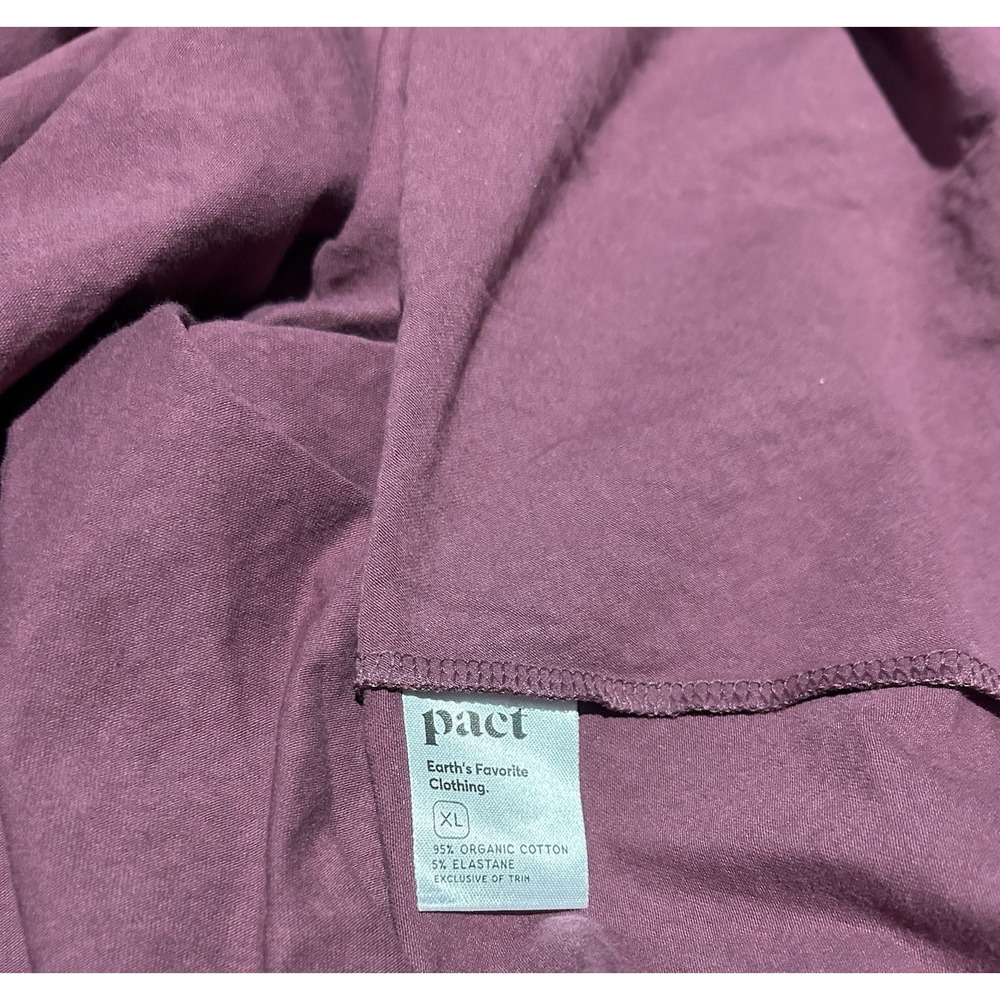 New Pact Dakota Dress 3/4 Sleeve Fit & Flare Midi‎ Organic Cotton XL Pockets - Picture 4 of 7
